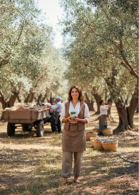 3 Numara Siyah Zeytin - Ekonomik Boy (280-320 Kalibre) 500 Gr.