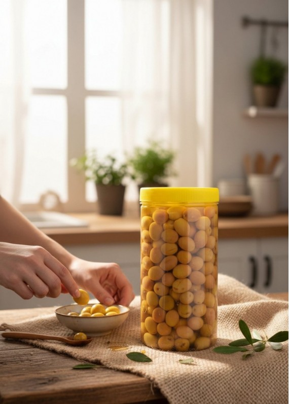 Çizik Yeşil Zeytin (İri Boy) - Yeni Mahsul 1 Kg.