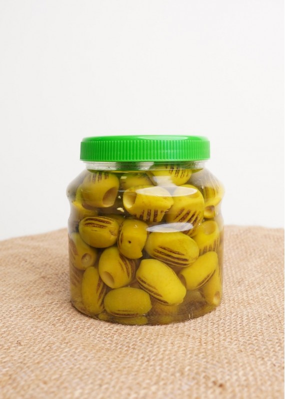 Izgara Yeşil Zeytin (Marine Soslu) Yarım Kg.